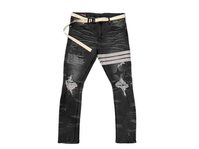 Hold’em Denim Hold’em Denim Dark Side Washed Destroyed Jeans Royal Flush (2021) - view 1