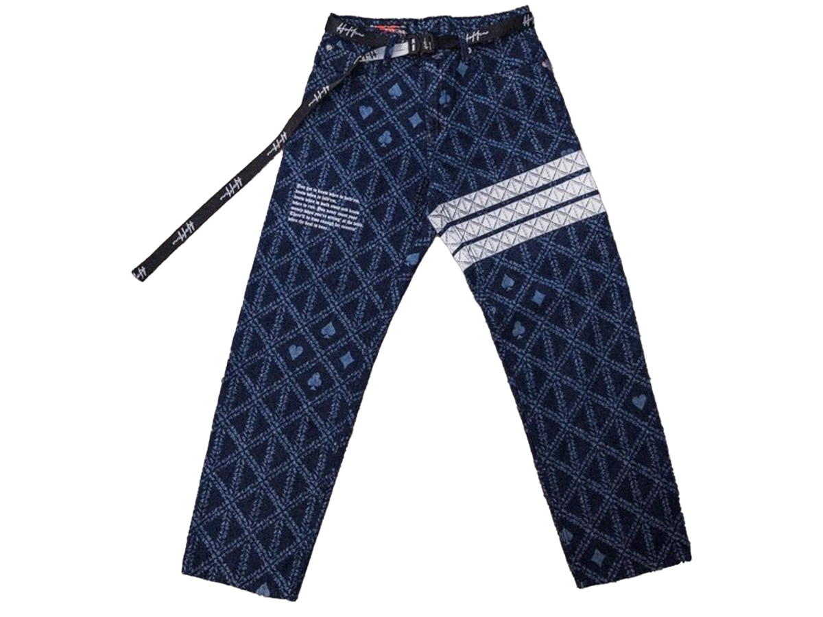 Hold’em Denim Hold’em Denim H8 Casino Monogram Loose Fit Raw Denim Jeans