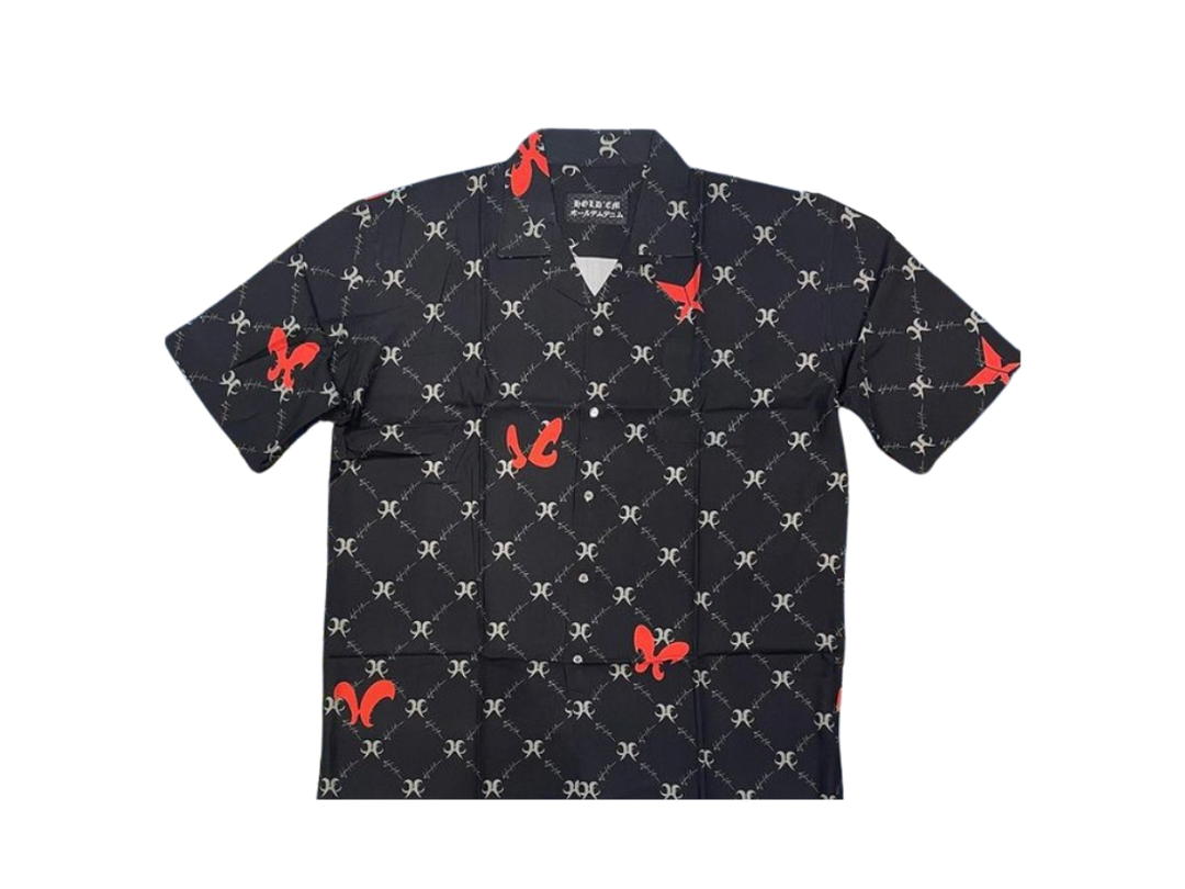 Hold’em Denim Hold’em Denim H8 Logo Print Series Hawaii Black Lapel Short Black