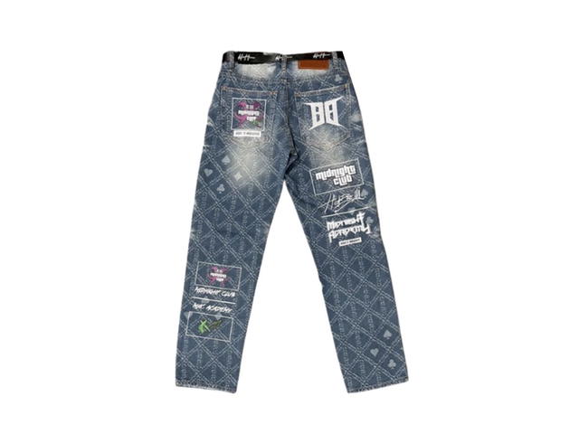 Hold’em Denim Hold’em Denim H8 Monogram Vintage Baggy Jeans - view 2