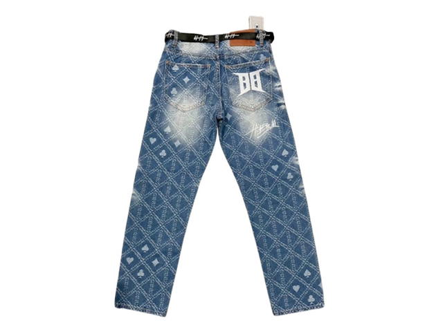 Hold’em Denim Hold’em Denim H8 Monogram Vintage Destroyed Washed Denim - view 2