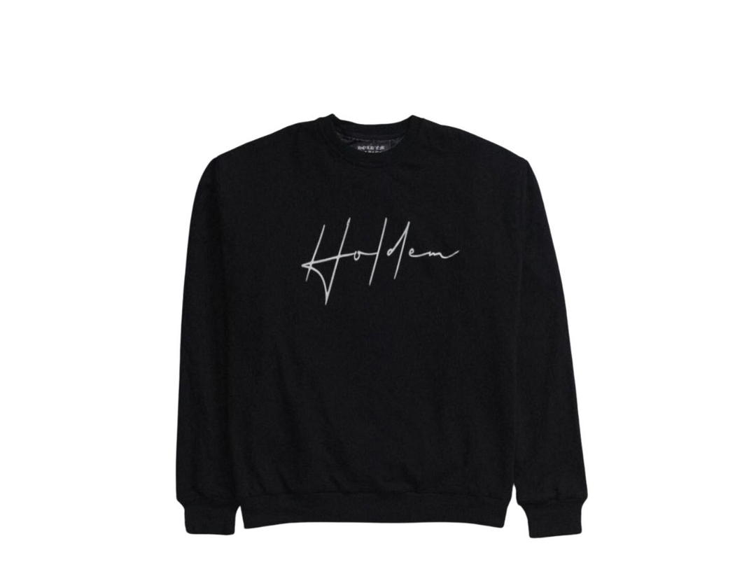 Hold’em Denim Hold’em Denim Reversible Black H8 Casino Monogram Sweater