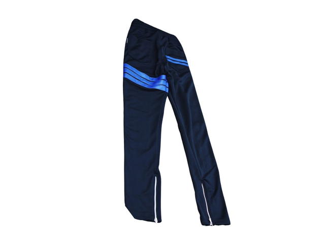 Hold’em Denim Hold’em Denim Royal Blue 3M Japanese Alphabet Track Pants - view 2