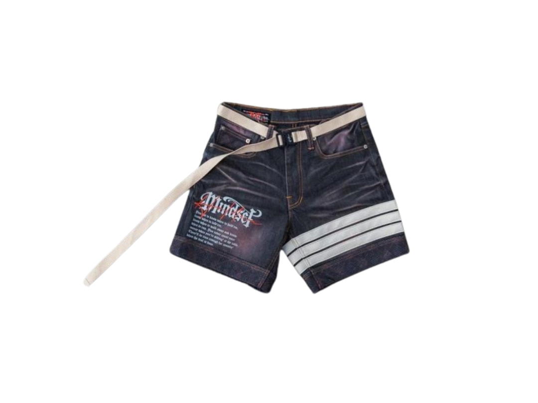 Hold’em Denim Hold’em Denim x Mindset 4th Collection Grey Denim Shorts Grey