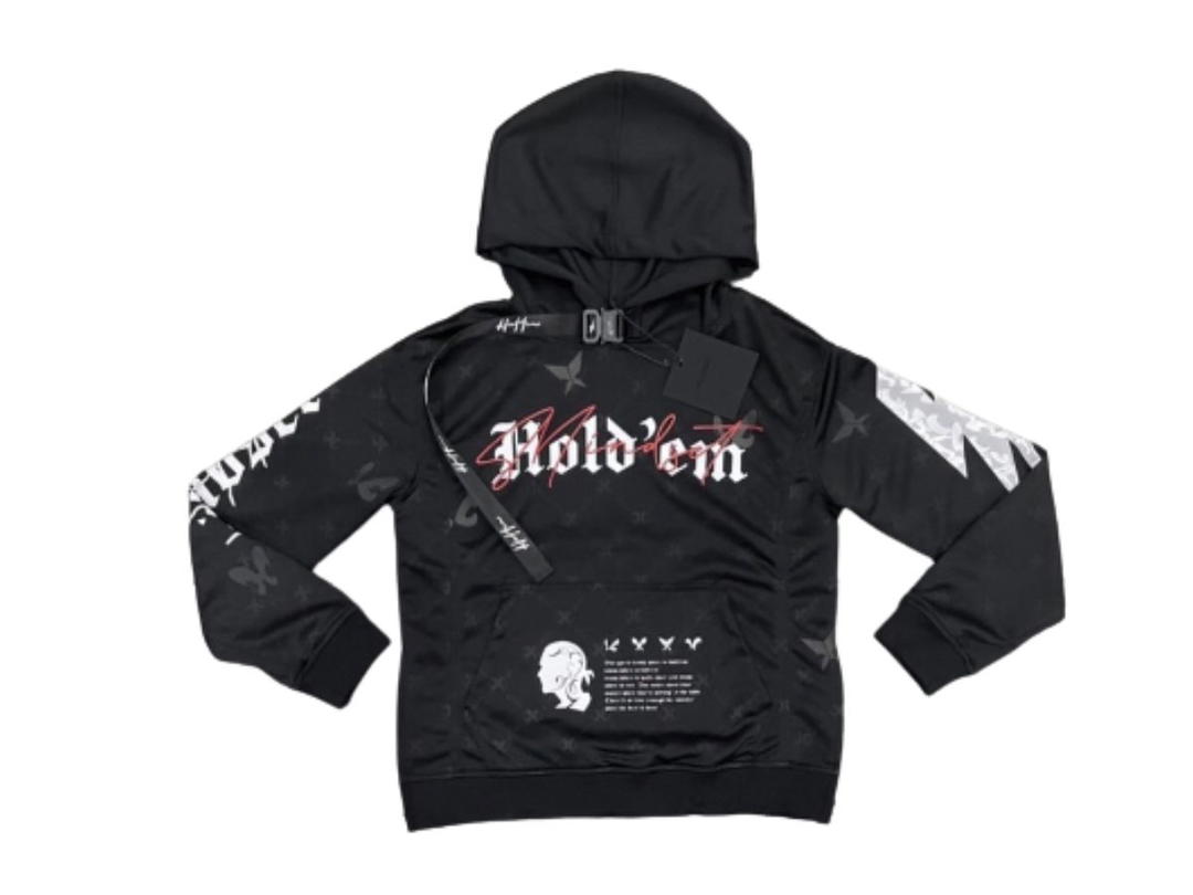 Hold’em Denim Hold’em Denim X Mindset 4th Collection Hoodie Black
