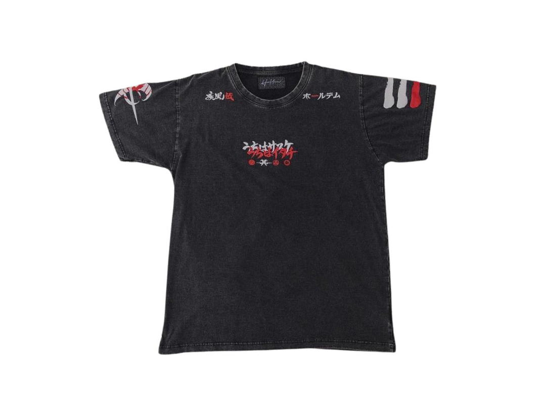 Hold’em Denim Hold’em Denim X Naruto Uchiha Sasuke Vs. Uchiha Itachi Special Collection Vtg Washed Tee Black