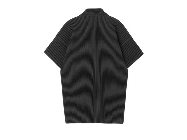 Issey Miyake Homme Plissé Issey Miyake Basic Polo Shirt Black - view 2