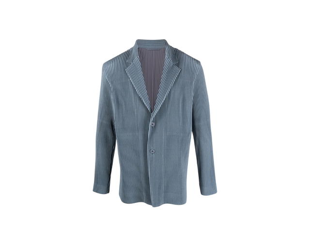 Homme Plisse Issey Miyake Homme Plisse Issey Miyake Kersey Pleats blazer Aqua blue - view 1