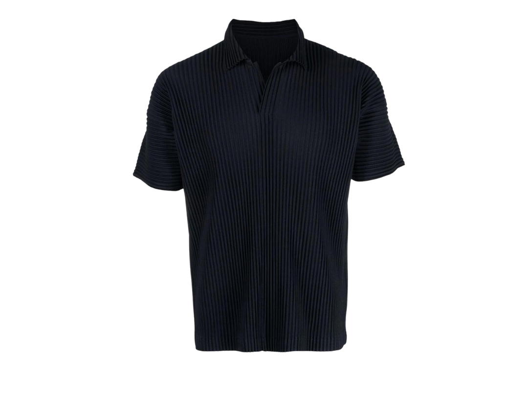Homme Plisse Issey Miyake Homme Plisse Issey Miyake Polo Basics Shirt Navy