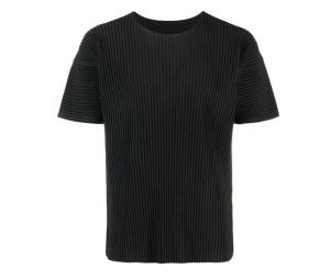 Buy Homme Plisse Issey Miyake Short-Sleeves Ribbed T-Shirt Black at Sasom – Authentic and Ready to Ship