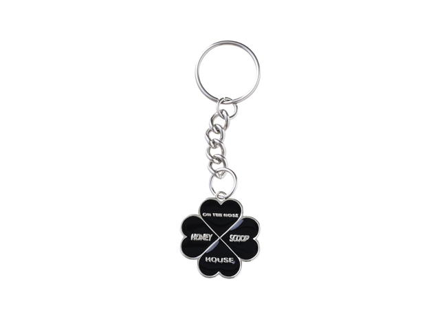 Honey Scoop House Honey Scoop House Clover Key Ring Black - view 2