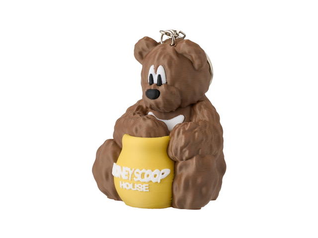 Honey Scoop House Honey Scoop House Honey Bear Manfromeast Keychain Brown - view 4