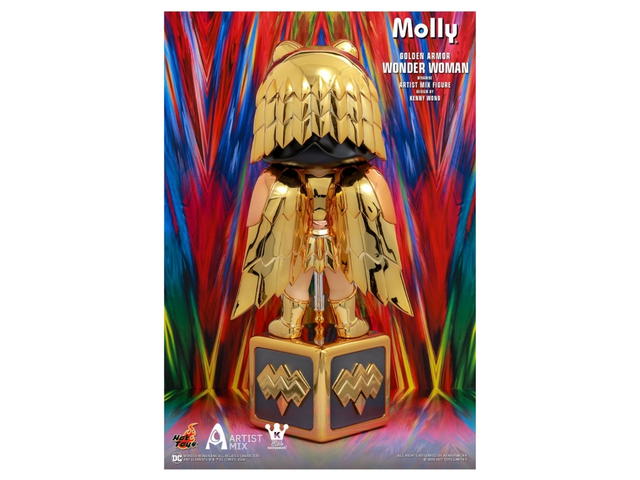 Hot Toys Hot Toys Molly (Golden Armor Wonder Woman Disguise) Artist Mix Figure Designed By Kenny Wong - view 3
