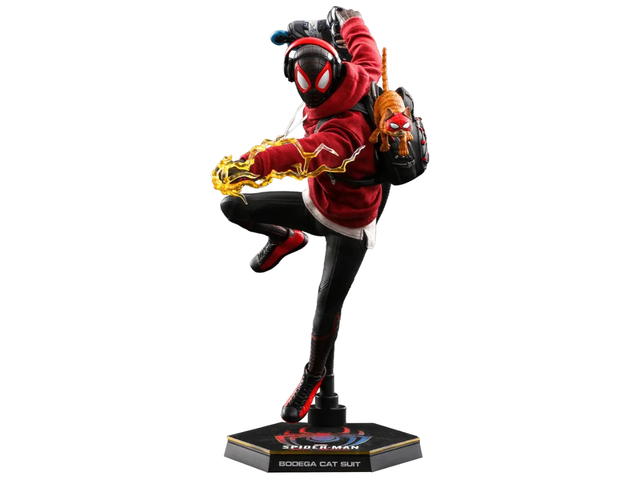 Hot Toys Hot Toys VGM50 Marvel’s Spider-Man 1/6 Miles Morales Bodega Cat Suit Figure - view 1
