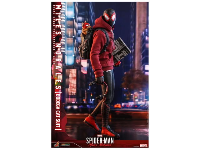 Hot Toys Hot Toys VGM50 Marvel’s Spider-Man 1/6 Miles Morales Bodega Cat Suit Figure - view 2