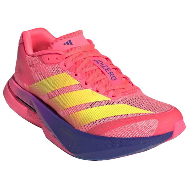 adidas adidas Adizero Boston 13 - Sun Turbine/Frozen Lemon/Double Indigo Blue - view 3