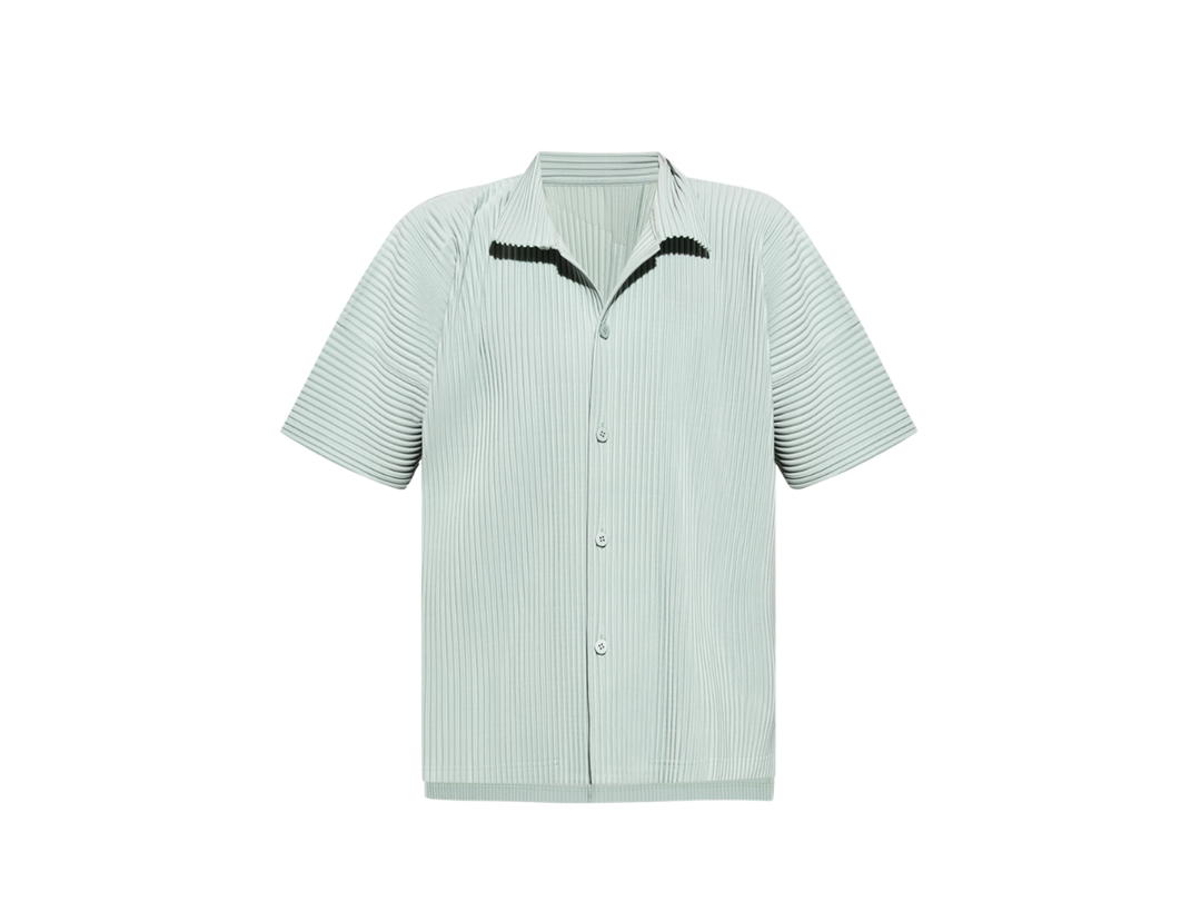 Homme Plisse Issey Miyake Homme Plisse Issey Miyake Short-Sleeve Shirt Green