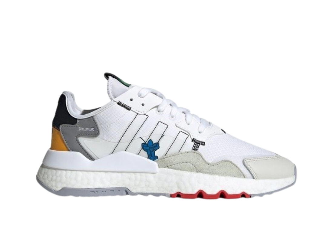 adidas adidas Originals Nite Jogger White Beige Grey Yellow