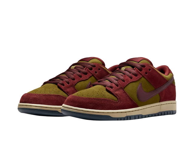 Nike Nike SB Dunk Low Pro Dark Team Red And Olive Flak - view 2