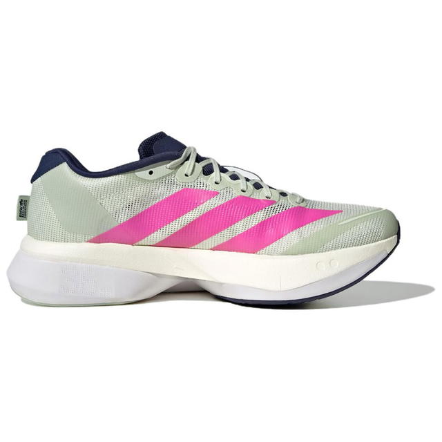 adidas adidas Adizero Boston 13 - Linen Green/Bright Pink/Dark Blue - view 2