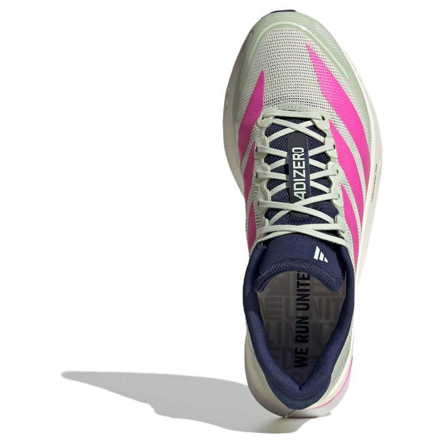 adidas adidas Adizero Boston 13 - Linen Green/Bright Pink/Dark Blue - view 4