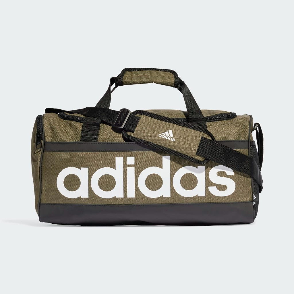 adidas adidas Essentials Linear Duffel Bag Medium Olive Green Black