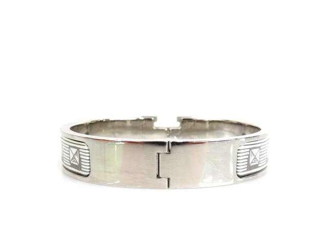 Hermes Hermes Clic H "Bijoux Trompe I'Oiel Brushed Palladium - view 2