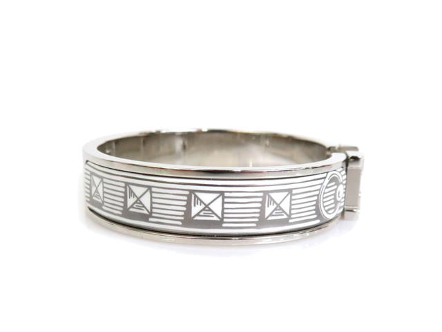 Hermes Hermes Clic H "Bijoux Trompe I'Oiel Brushed Palladium - view 3