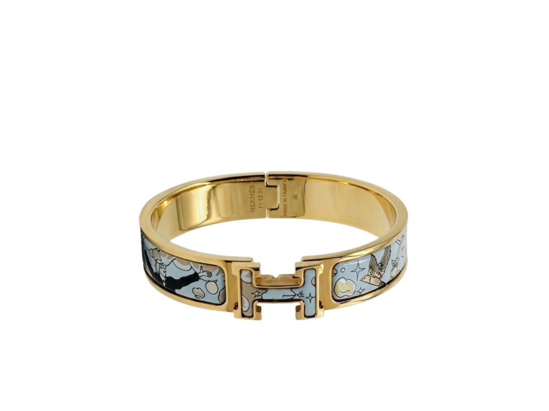 Hermes Hermes Clic Clac Bracelet  Blue