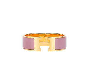 Buy Hermes Enamel Wide Clic Clac H Bracelet Purple at Sasom – Authentic and Ready to Ship