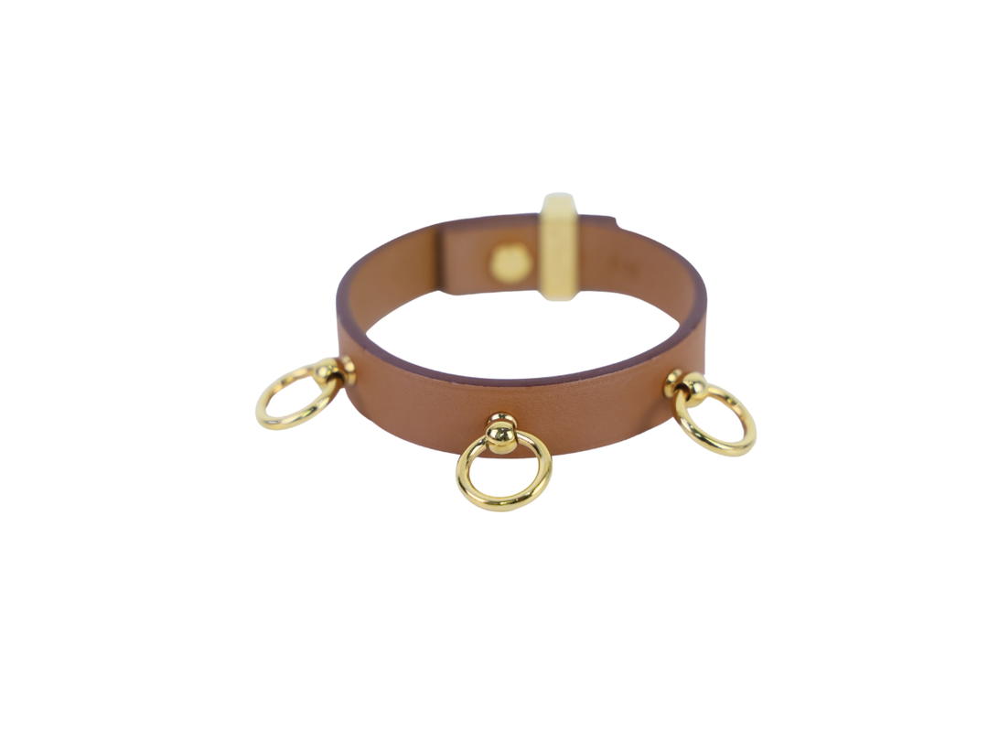Hermes Hermes Leather Bracelet Brown