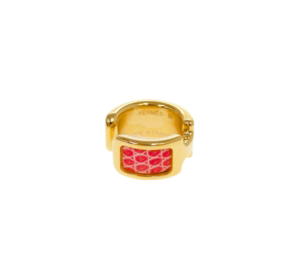 Hermes Hermes Olympe Clic H Ear  Red - view 3
