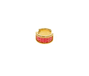 Hermes Hermes Olympe Clic H Ear  Red - view 4