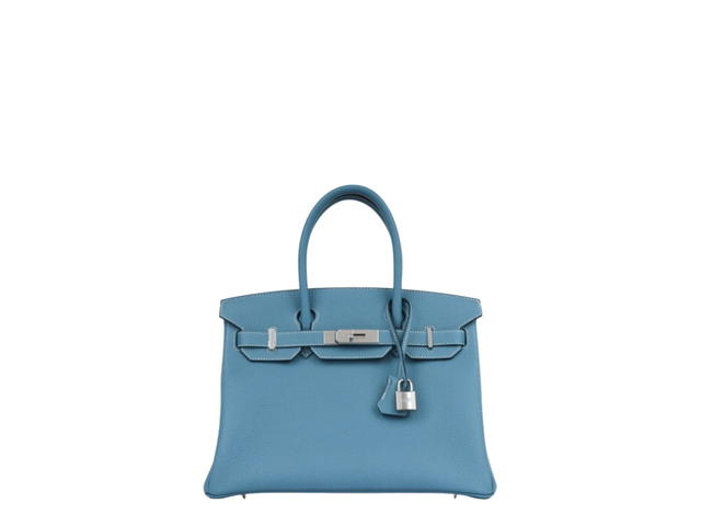 Hermes Hermes Birkin 30 Blue Jean Palladium Hardware - view 1