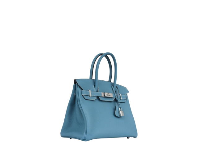 Hermes Hermes Birkin 30 Blue Jean Palladium Hardware - view 4