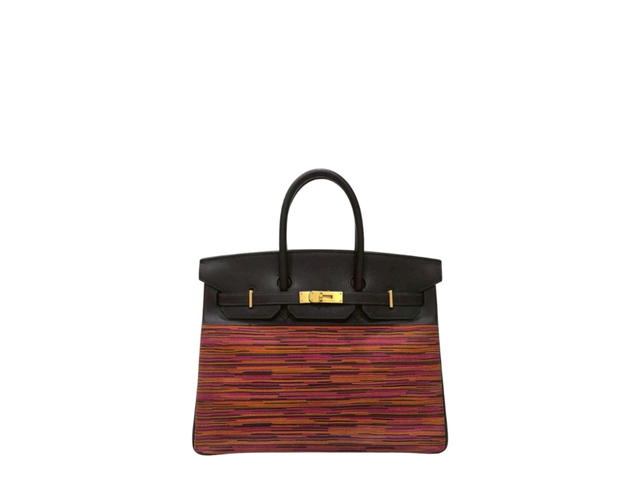 Hermes Hermes Birkin 35 Purple Orange - view 1