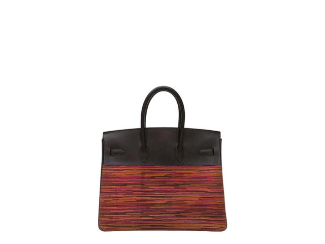 Hermes Hermes Birkin 35 Purple Orange - view 2