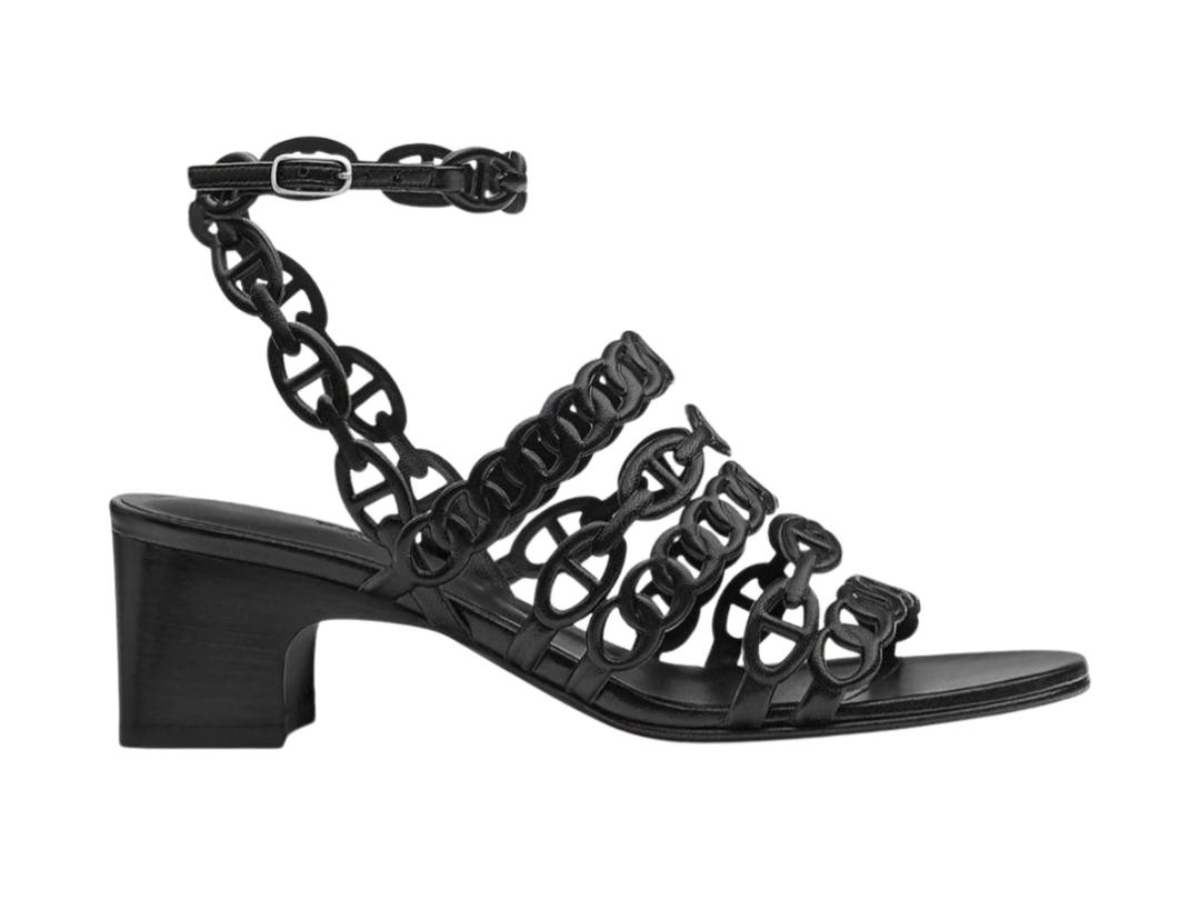 Hermes Hermes Chaine d'Ancre Sandals Black (Women's)