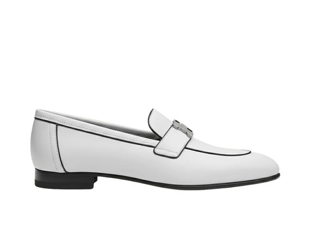 Hermes Hermes H Logo Paris Loafer Blanc White (Woman's) - view 1