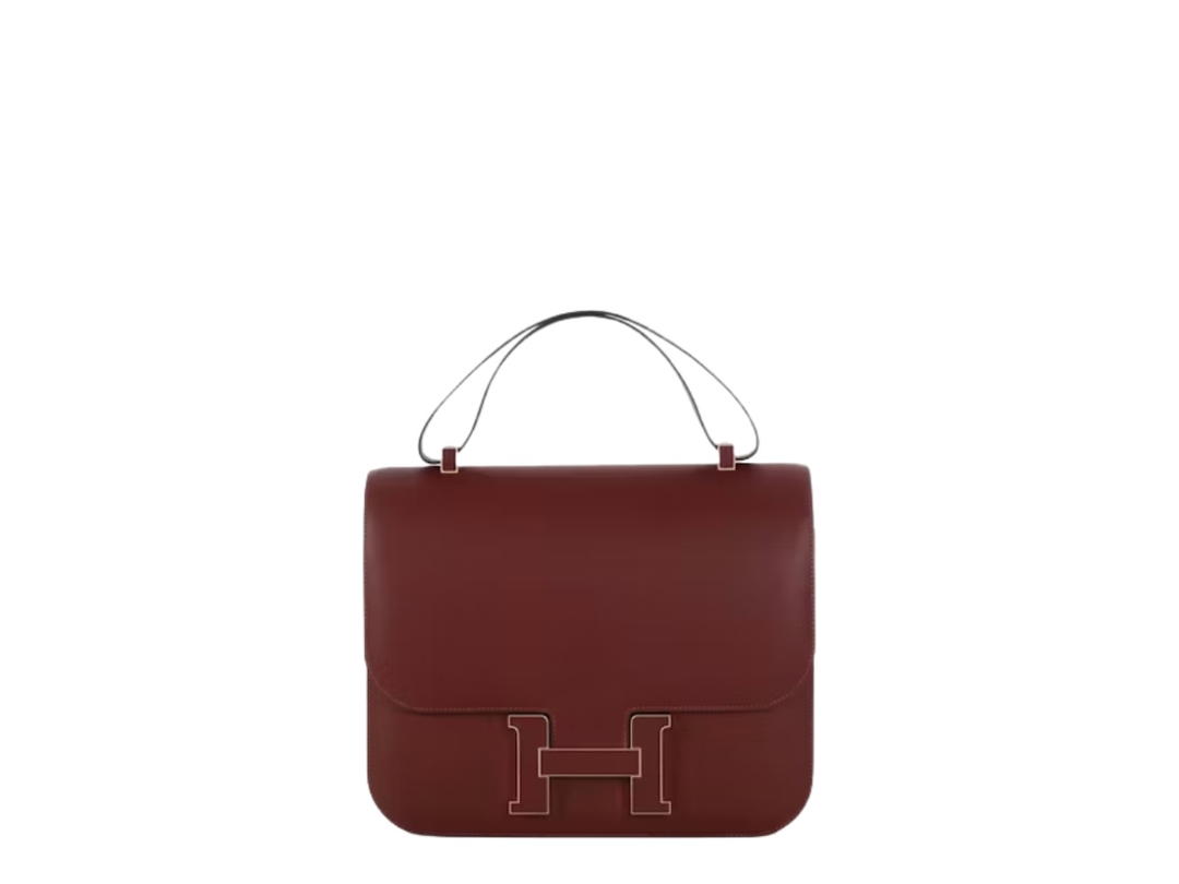 Hermes Hermes Constance Cartable Rouge H