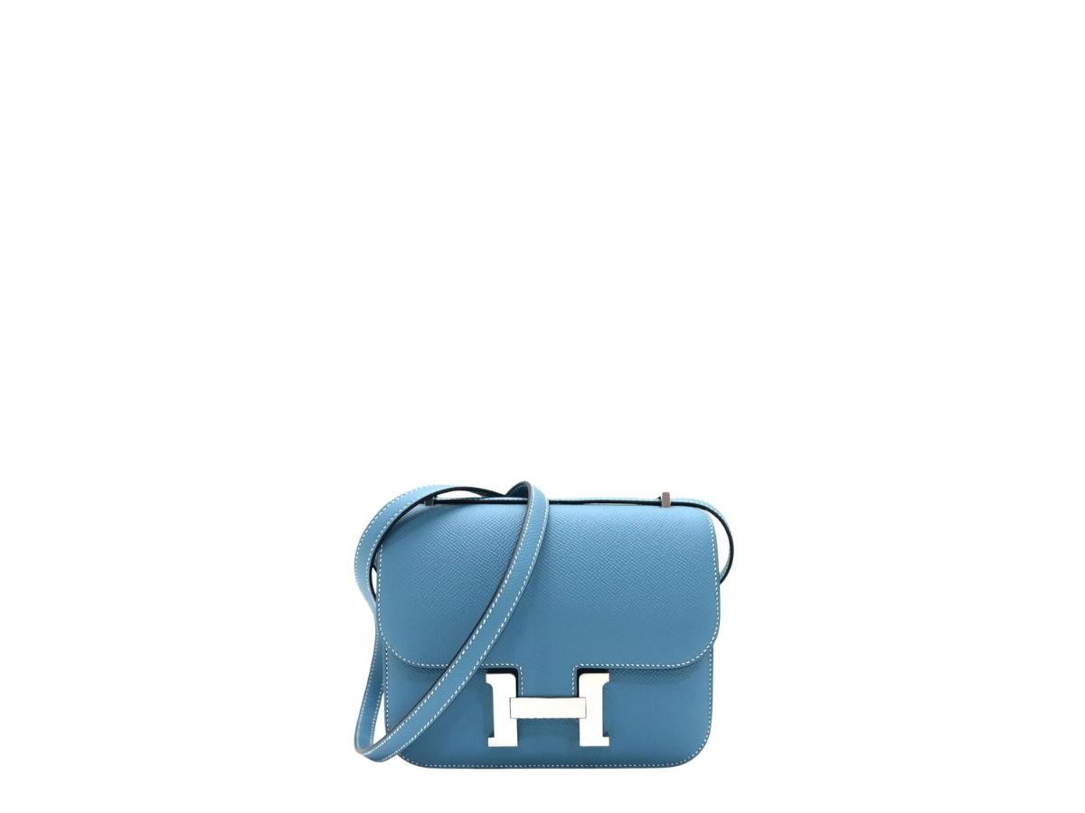Hermes Hermes Constance Mini 18 Epson Blue