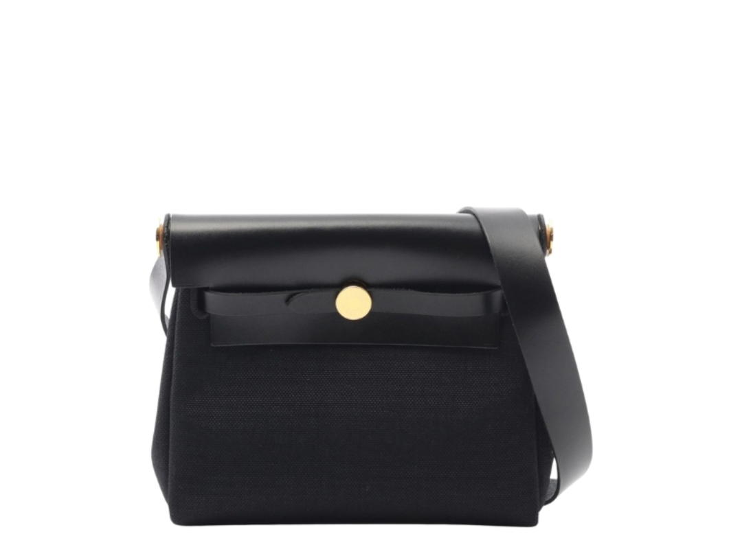 Hermes Hermes Herbag Mini Black