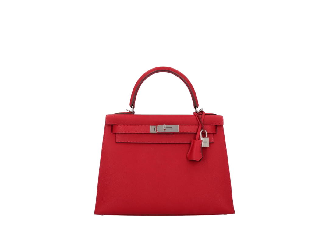 Hermes Hermes Kelly 28 Epsom Casaque Rouge