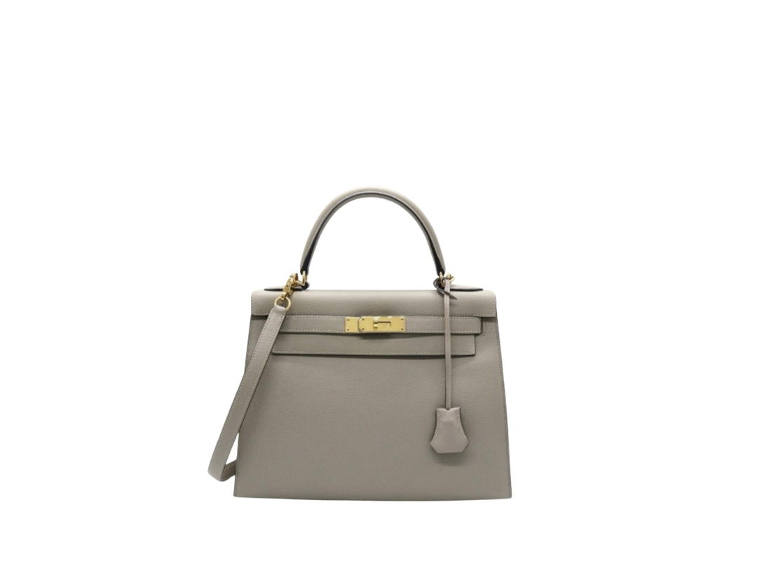 Hermes Hermes Kelly 28 Sellier Grey