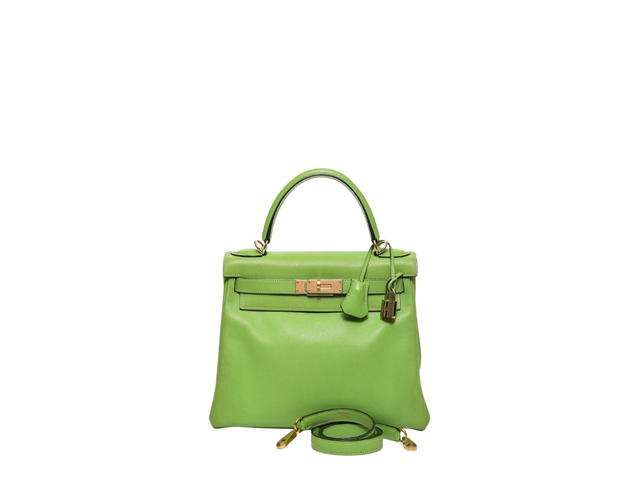 Hermes Hermes Kelly 28 Vert Anis Togo #F - view 2