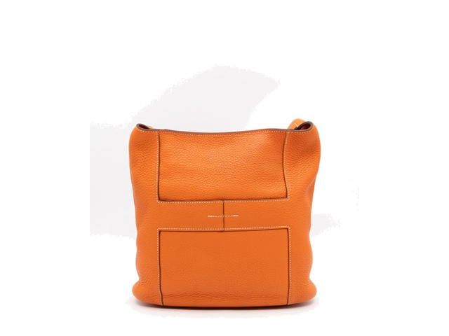 Hermes Hermes PM Taurillon Clemence Leather Orange - view 2