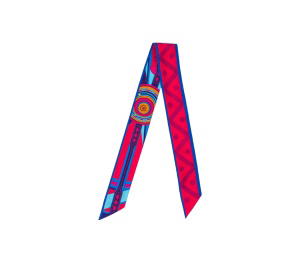 Buy Hermes Balade en Berline Silk Twilly Scarf Blue at Sasom – Authentic and Ready to Ship