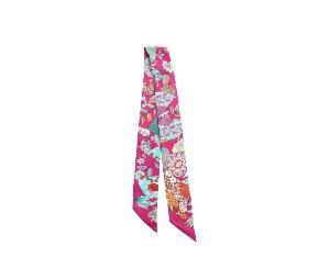 Buy Hermes Fleurs et Papillons de Tissus Twilly Purple at Sasom – Authentic and Ready to Ship