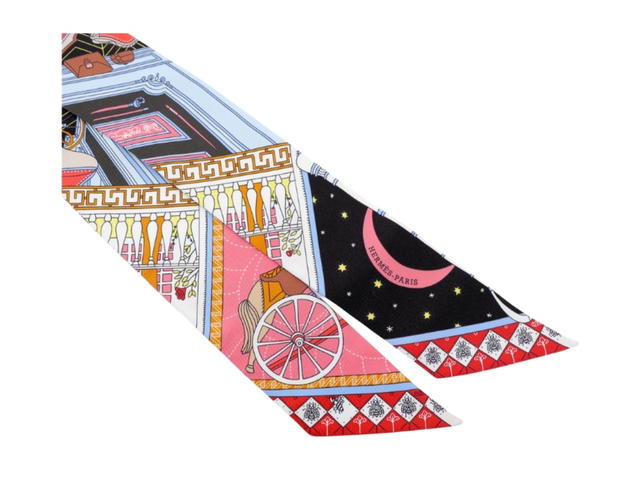 Hermes Hermes Twilly Objets de Curiosite Red Black - view 3