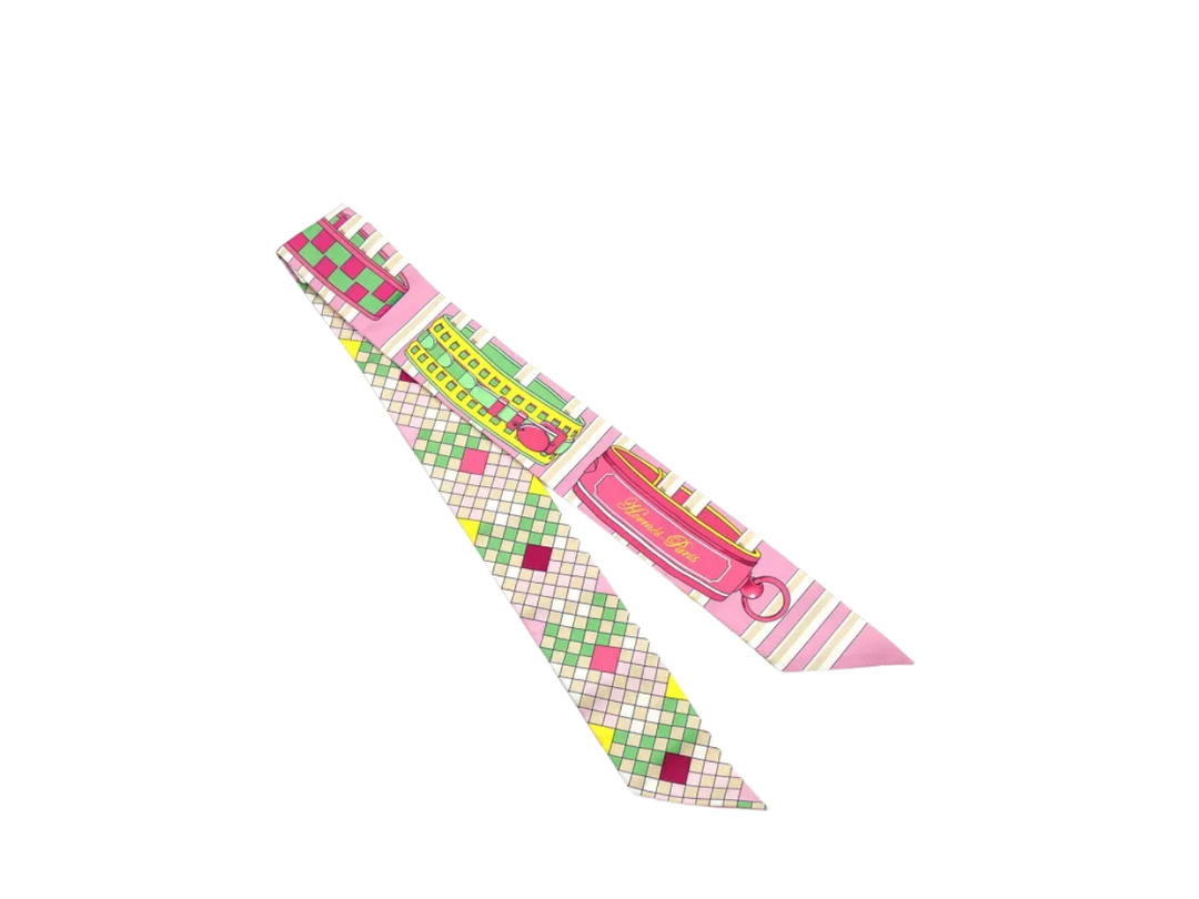 Hermes Hermes Twilly Scarf Pink